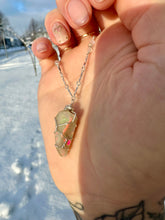 Load image into Gallery viewer, *one of one♡ raw opal necklace in sterling silver