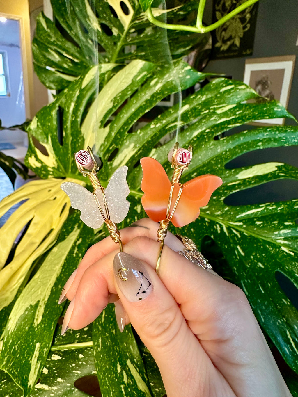 little crystal butterfly smoke ring ♡