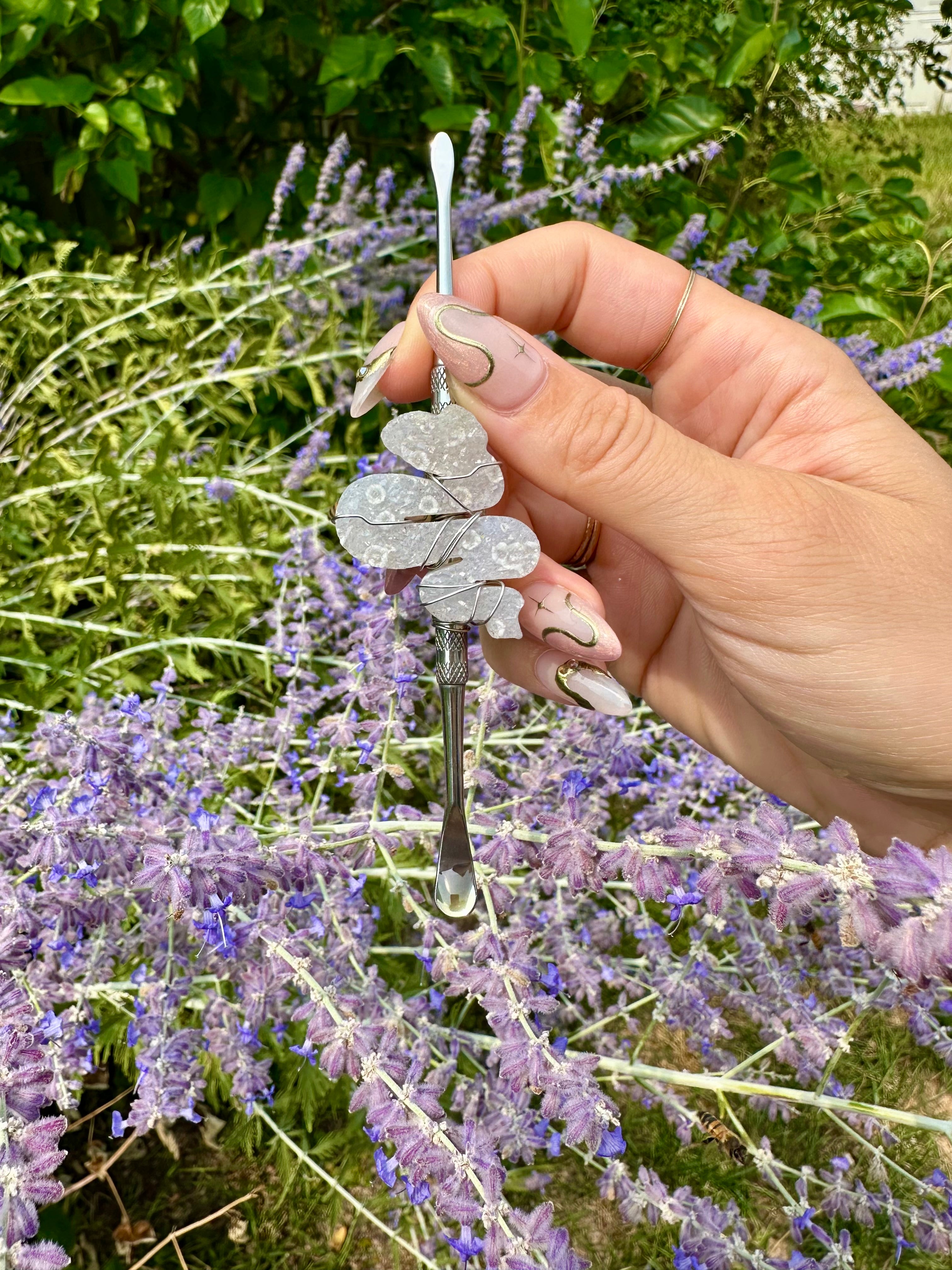 quartz snake druzy dabber