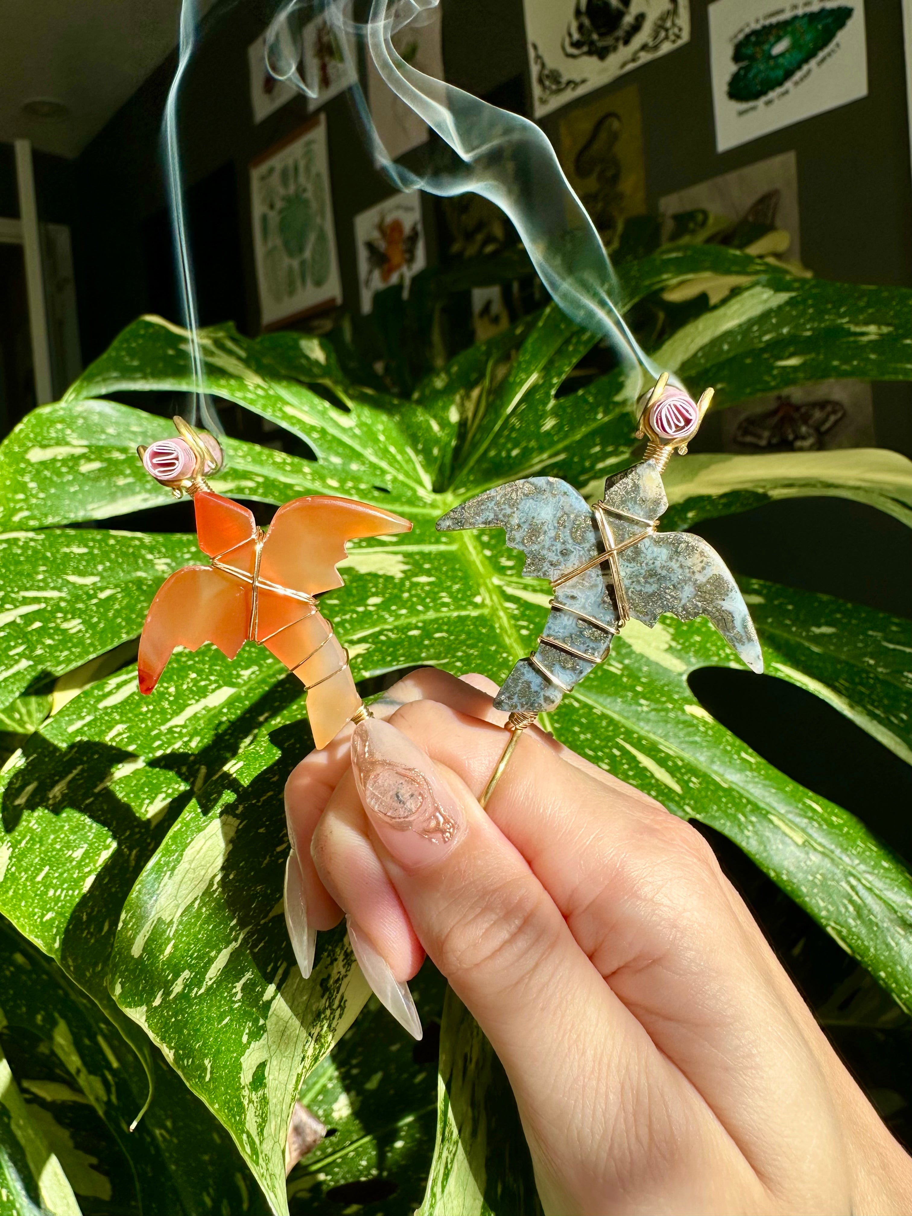 crystal dragon smoke ring ♡