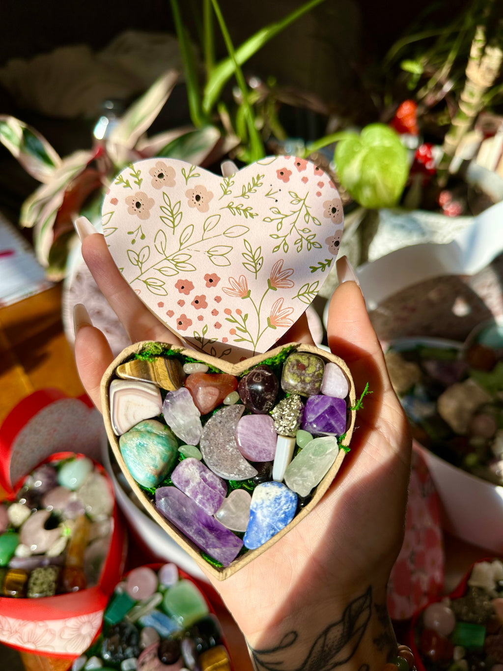 NEW mini crystal valentine 🌙