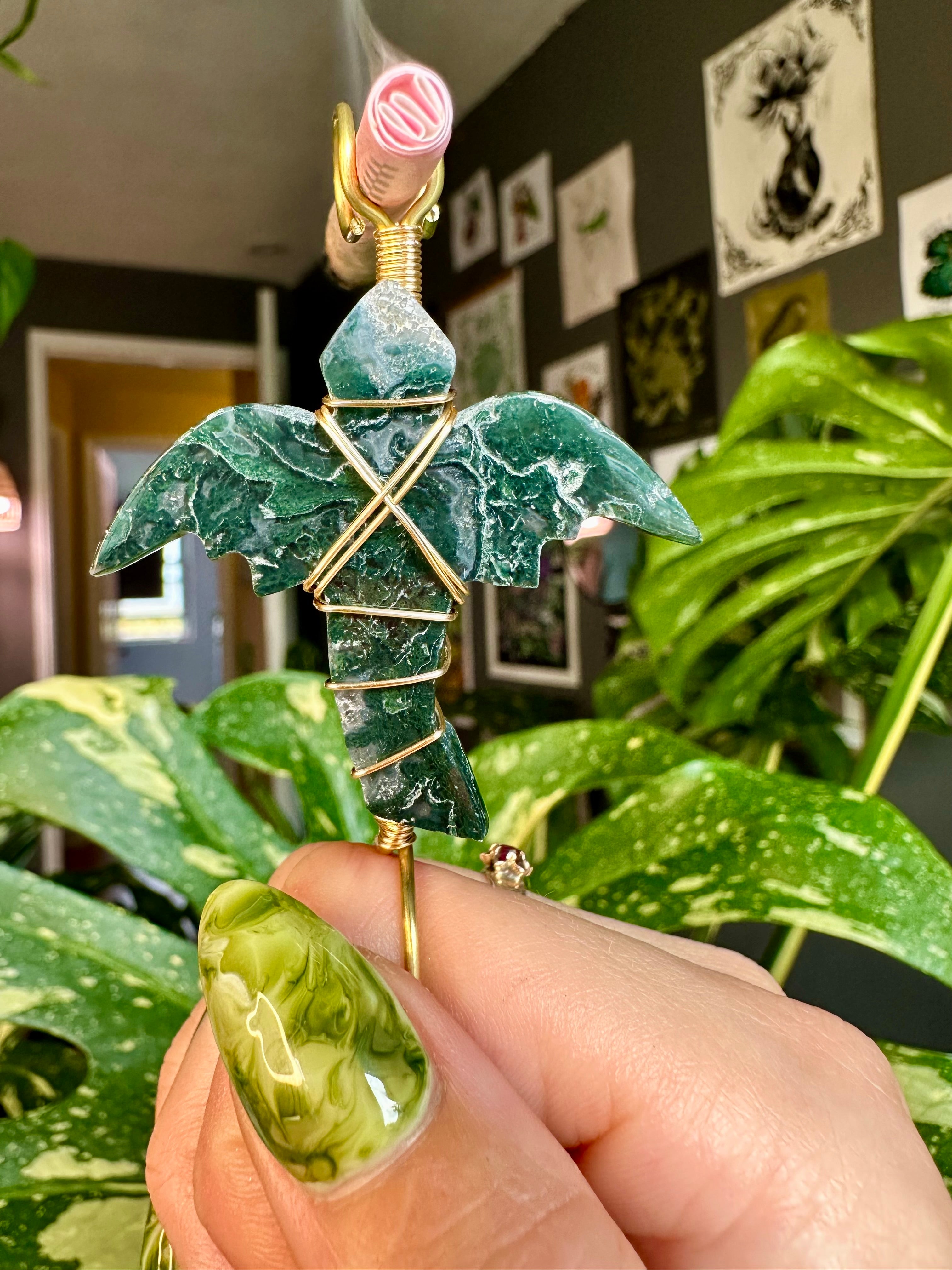 crystal dragon smoke ring ♡