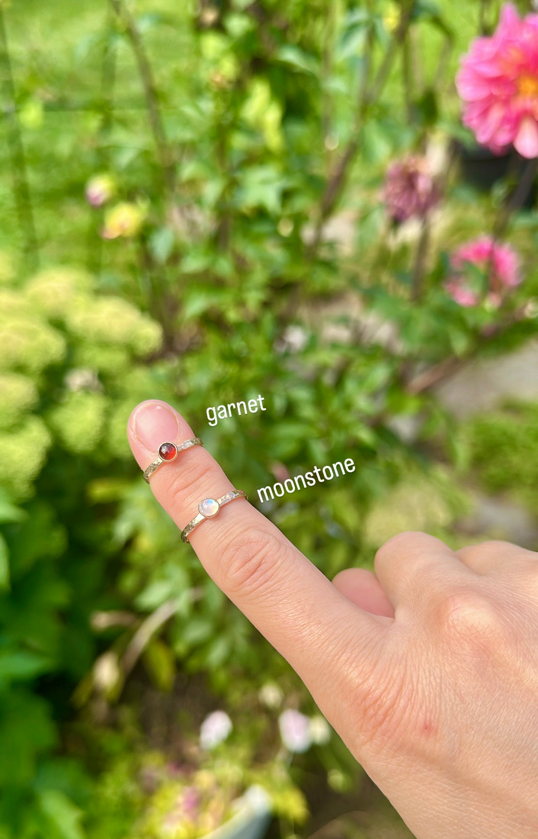 little gemstone 14k gold filled ring ♡ made for you in your size