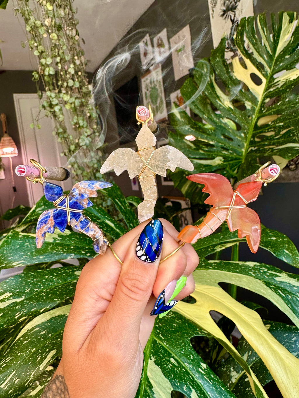 crystal dragon smoke ring ♡