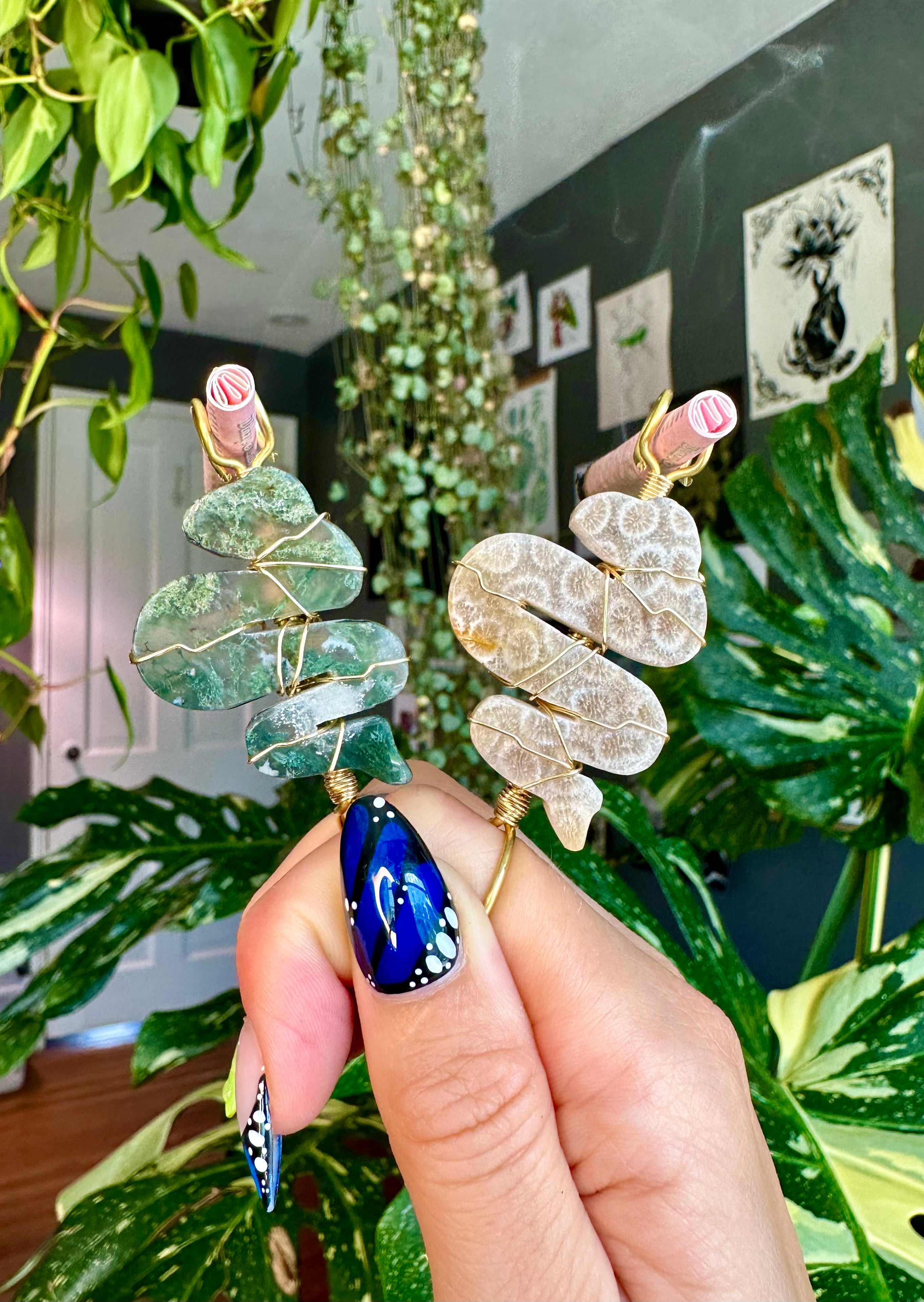 crystal snake smoke ring ♡