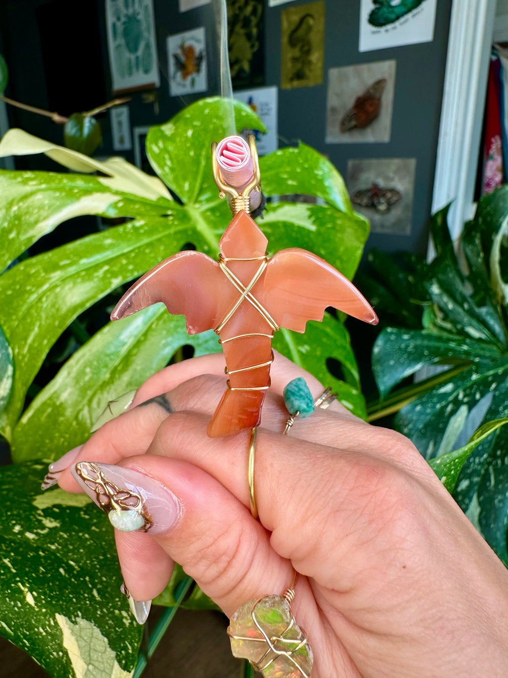 crystal dragon smoke ring ♡