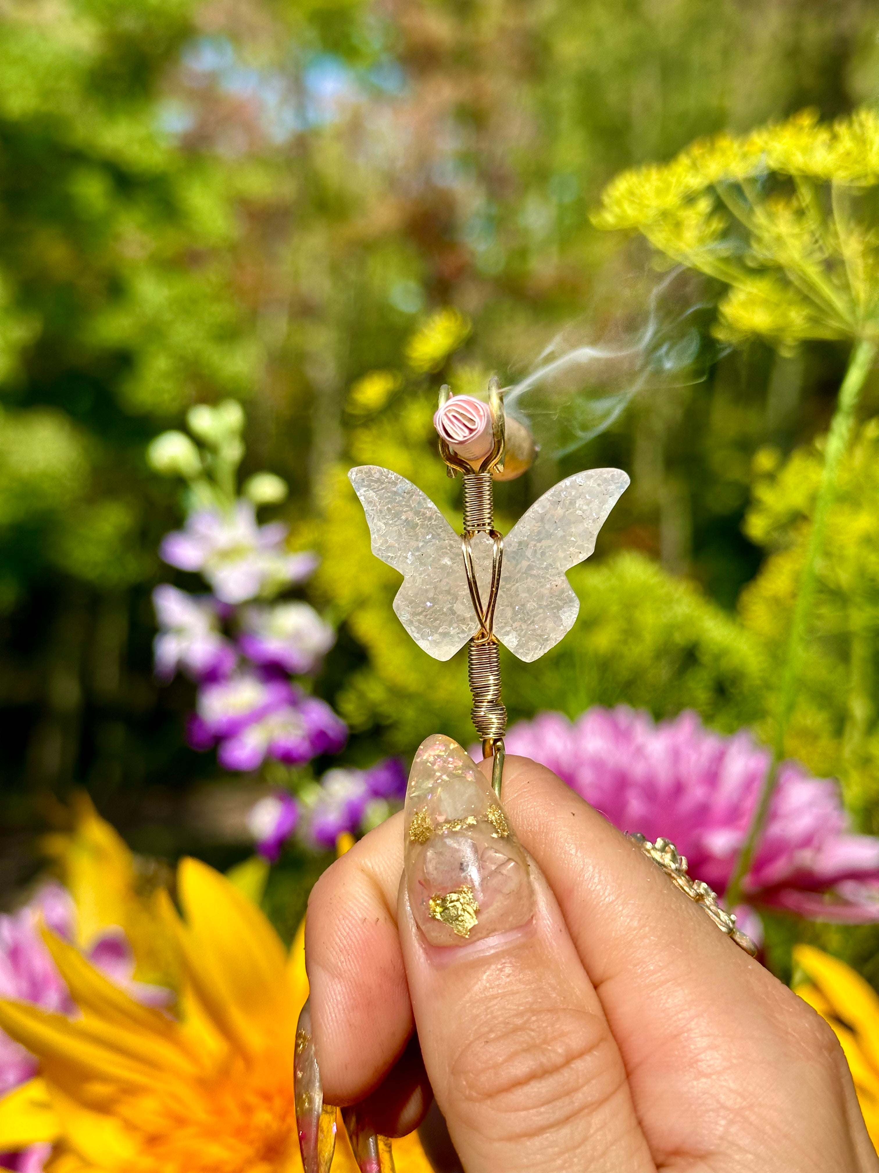 little crystal butterfly smoke ring ♡