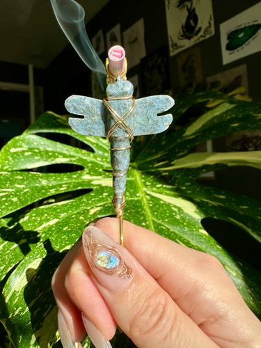 dragonfly crystal smoke ring ♡ **pre-order**