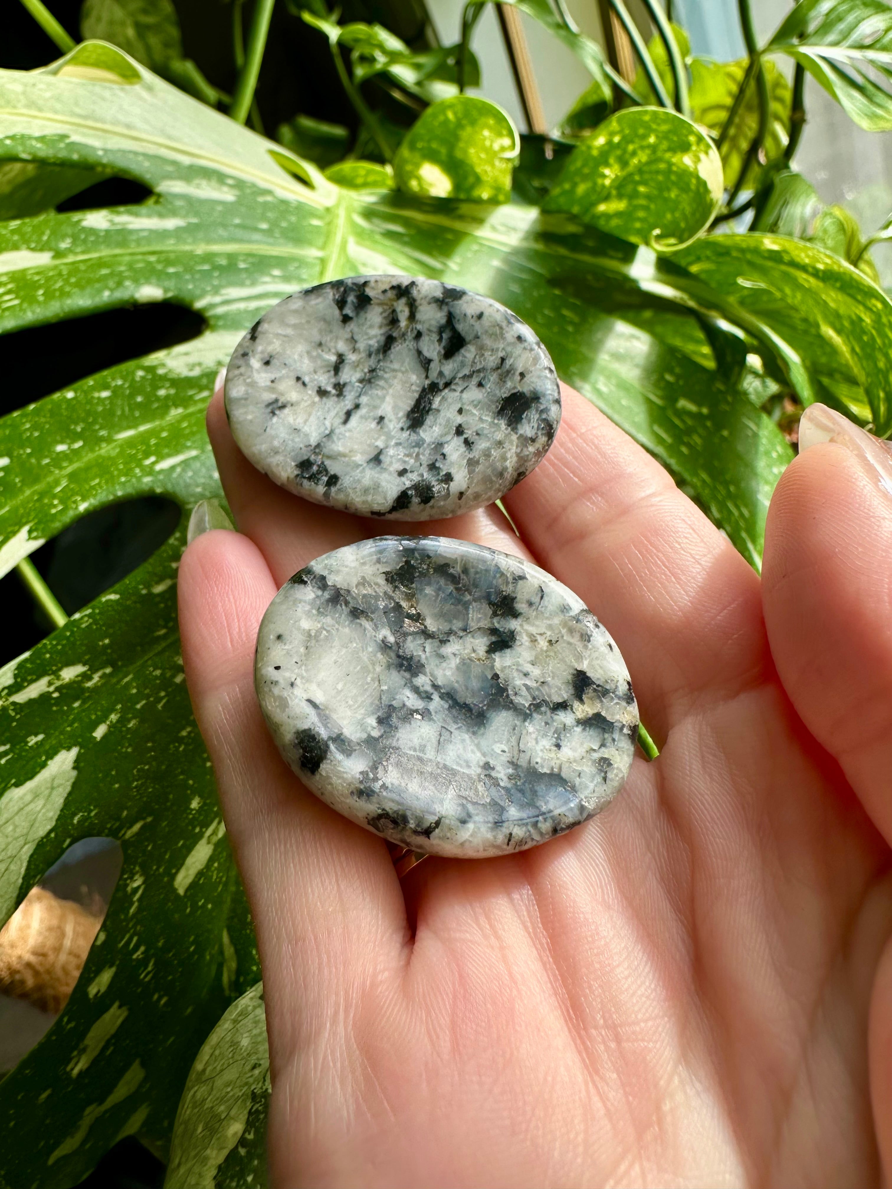 crystal worry stone