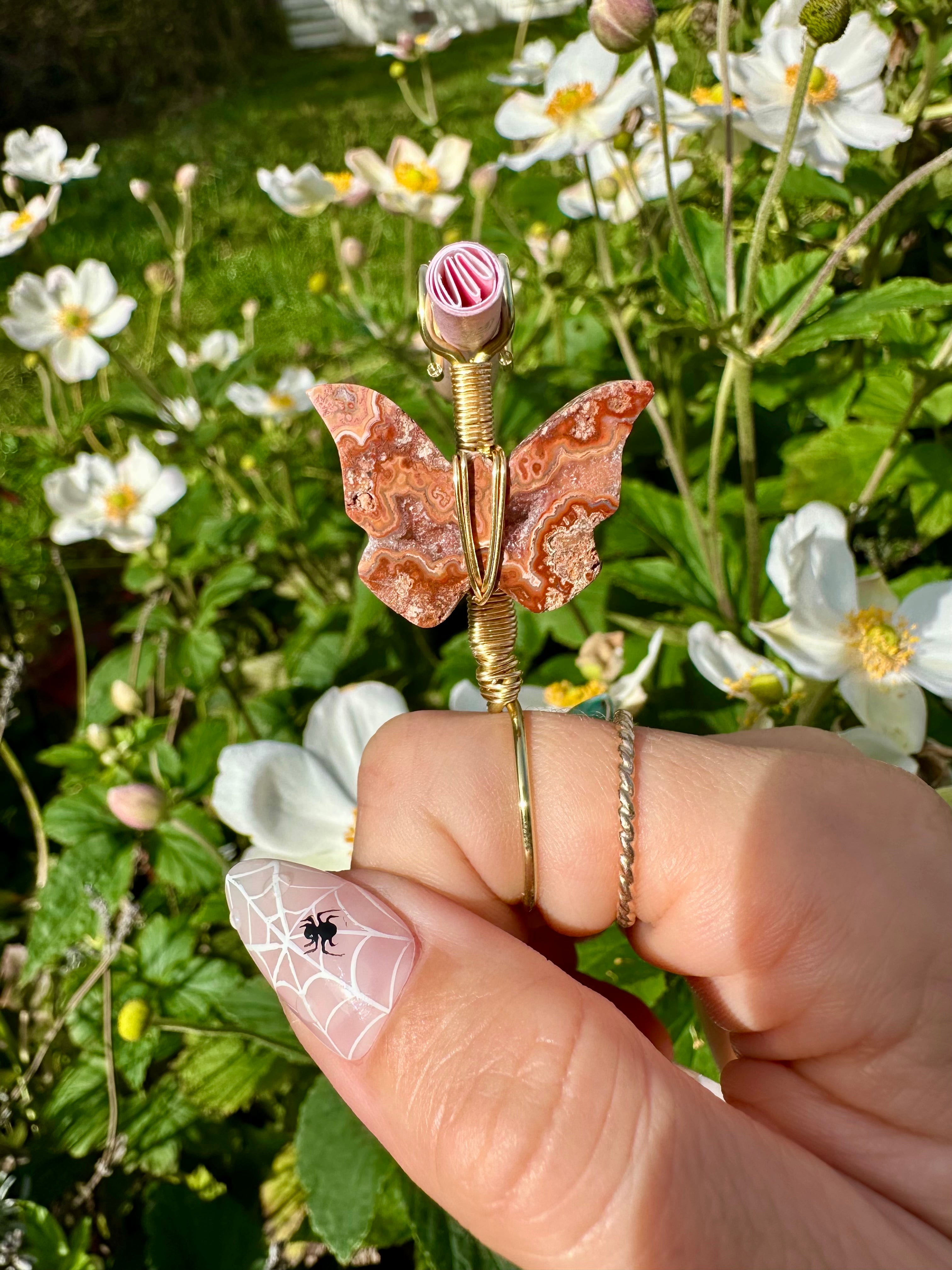 little crystal butterfly smoke ring ♡