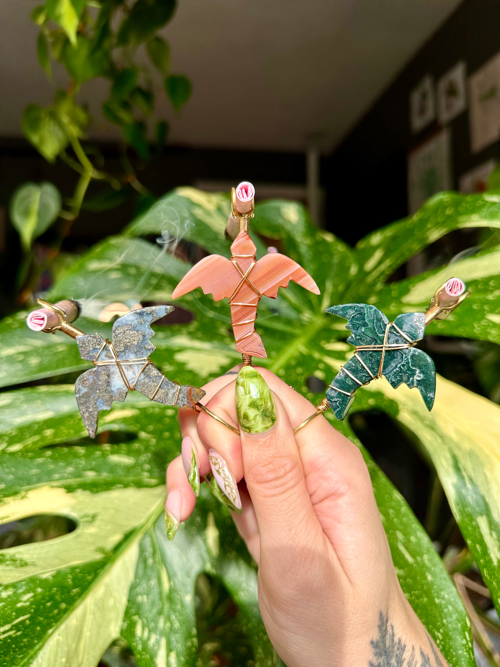 crystal dragon smoke ring ♡