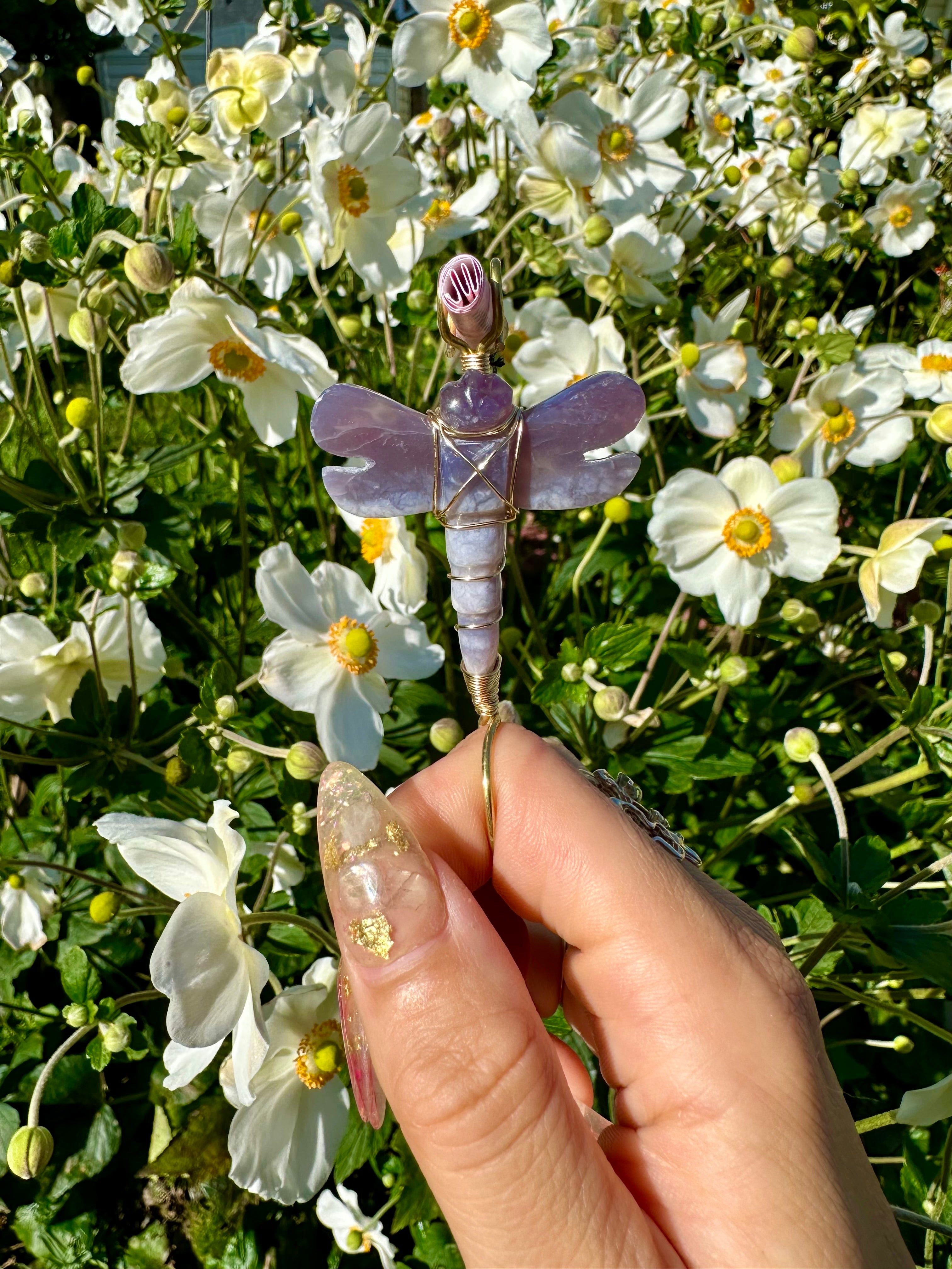 dragonfly crystal smoke ring ♡ **pre-order**