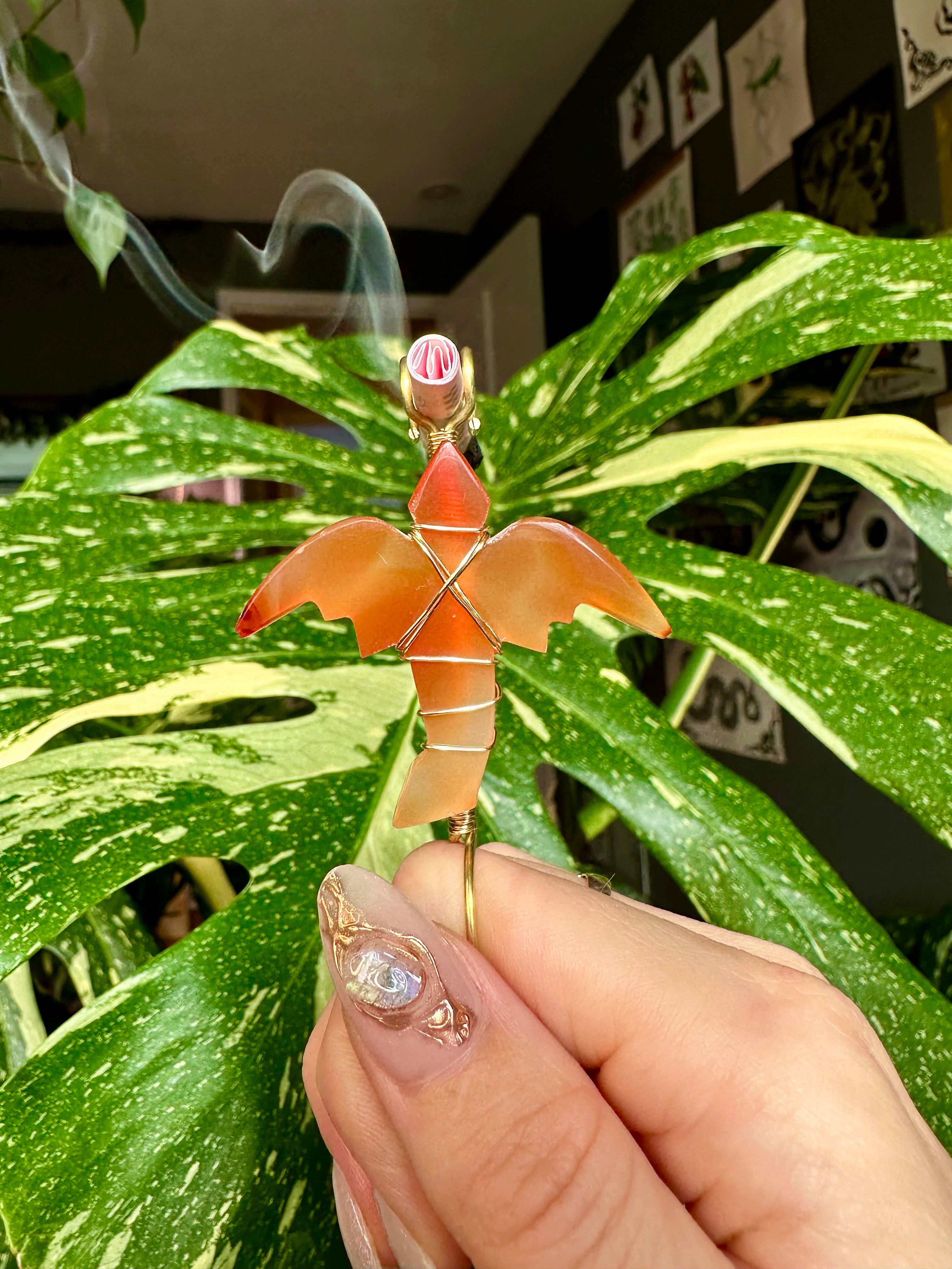 crystal dragon smoke ring ♡