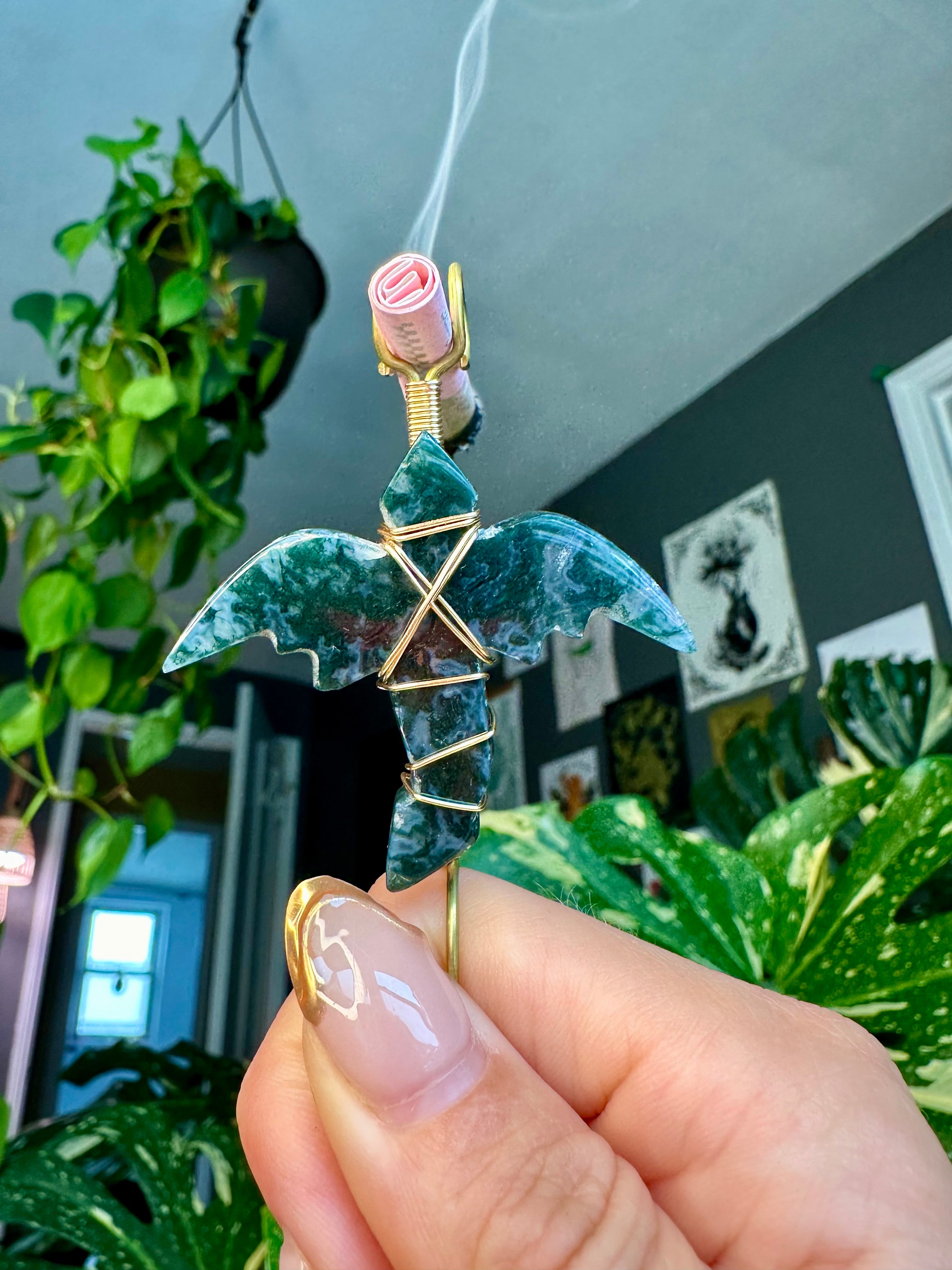 crystal dragon smoke ring ♡