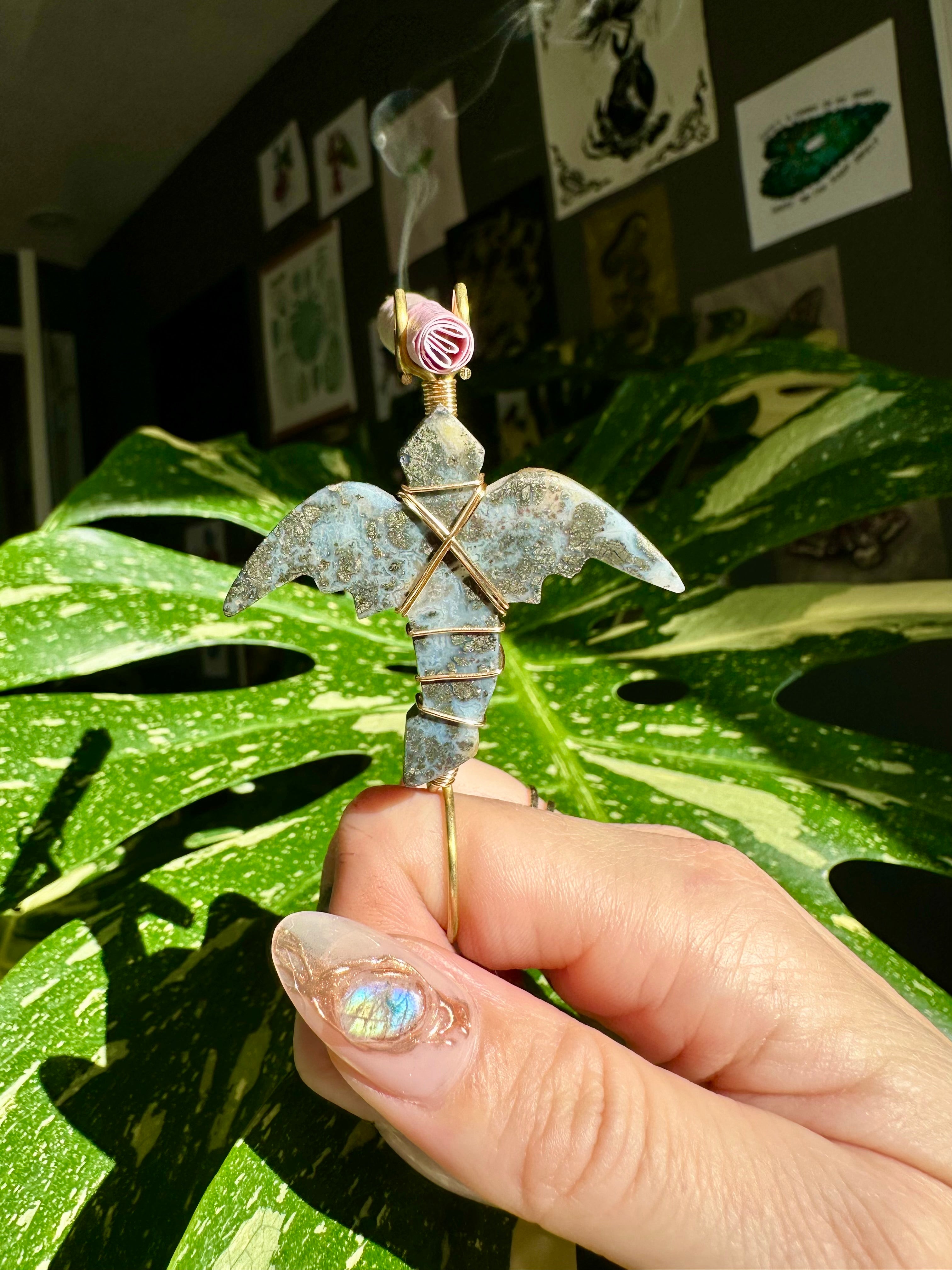 crystal dragon smoke ring ♡