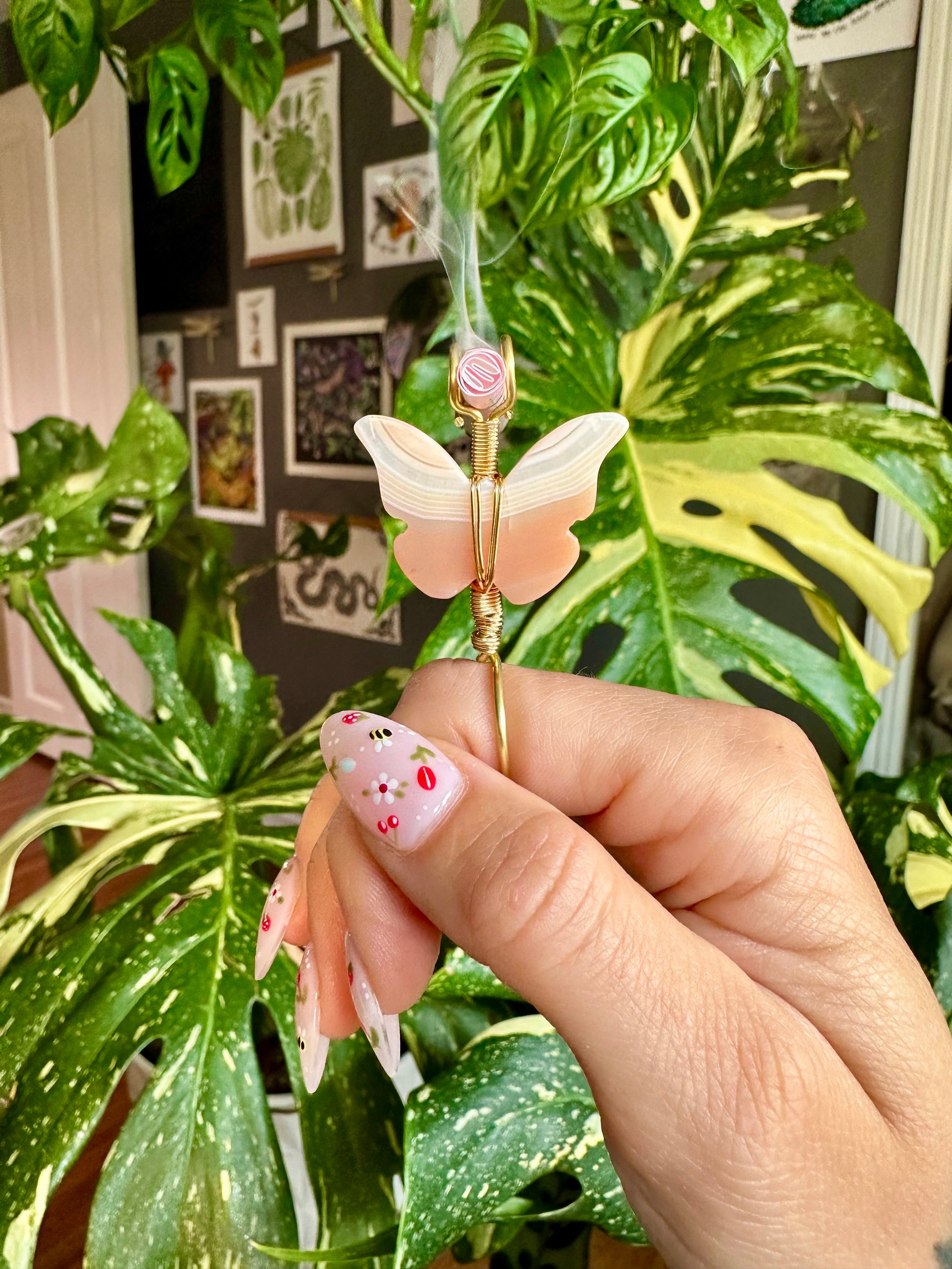 little crystal butterfly smoke ring ♡