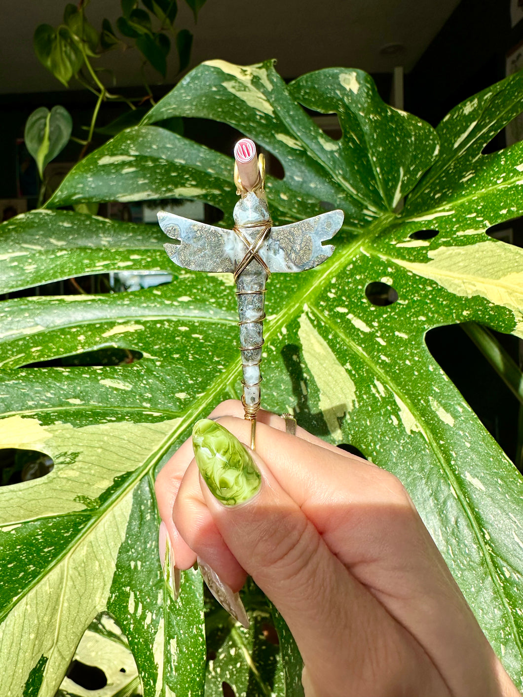 dragonfly crystal smoke ring ♡ **pre-order**