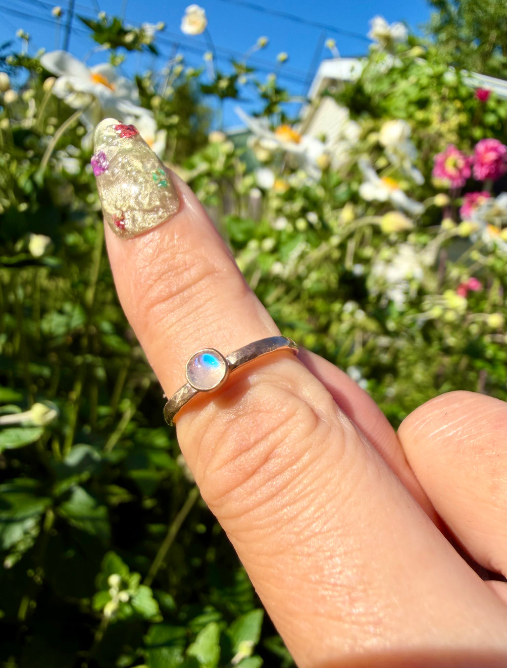 little gemstone 14k gold filled ring ♡ made for you in your size
