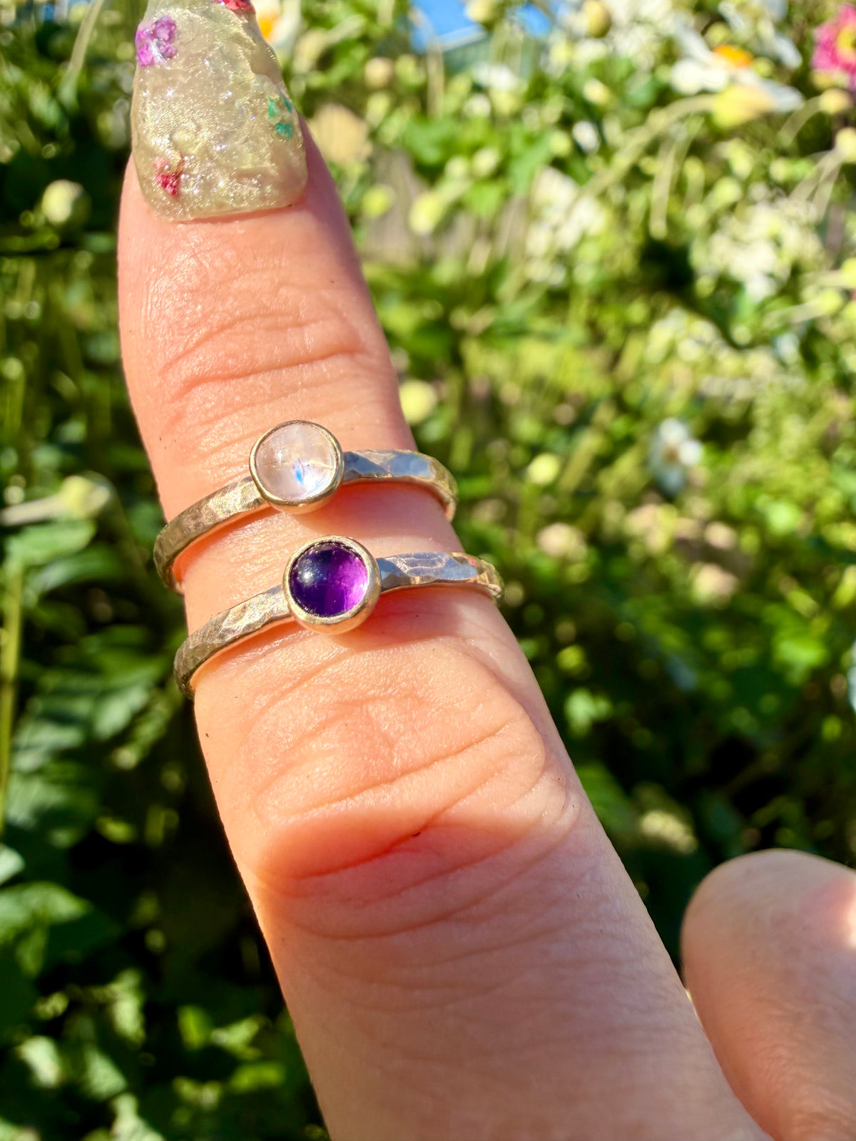 little gemstone 14k gold filled ring ♡ made for you in your size