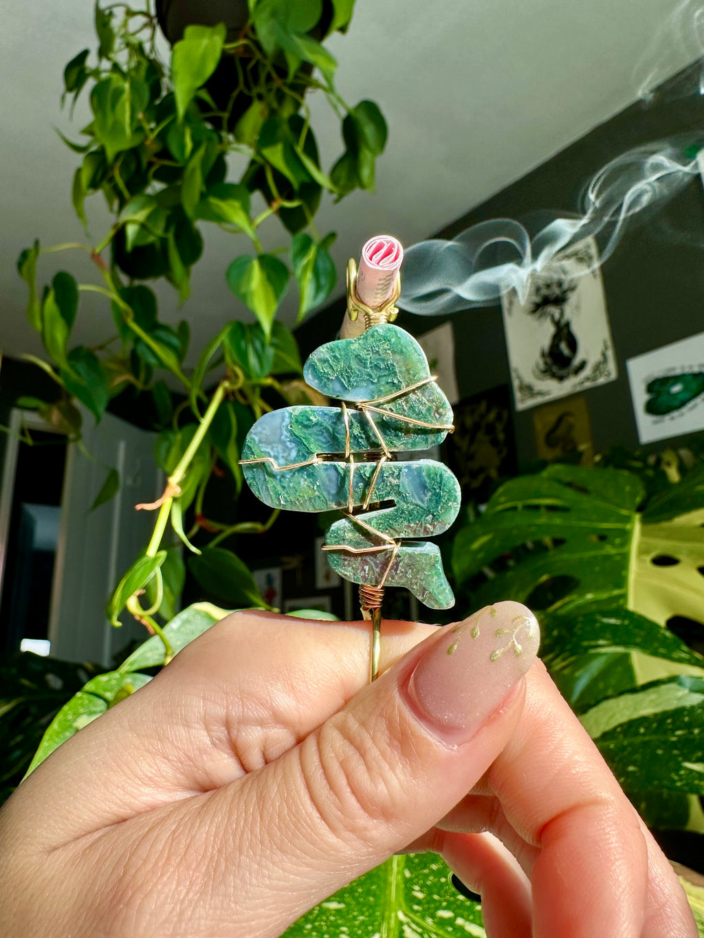 crystal snake smoke ring ♡