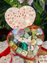 Load image into Gallery viewer, large crystal heart box 🍄🦋