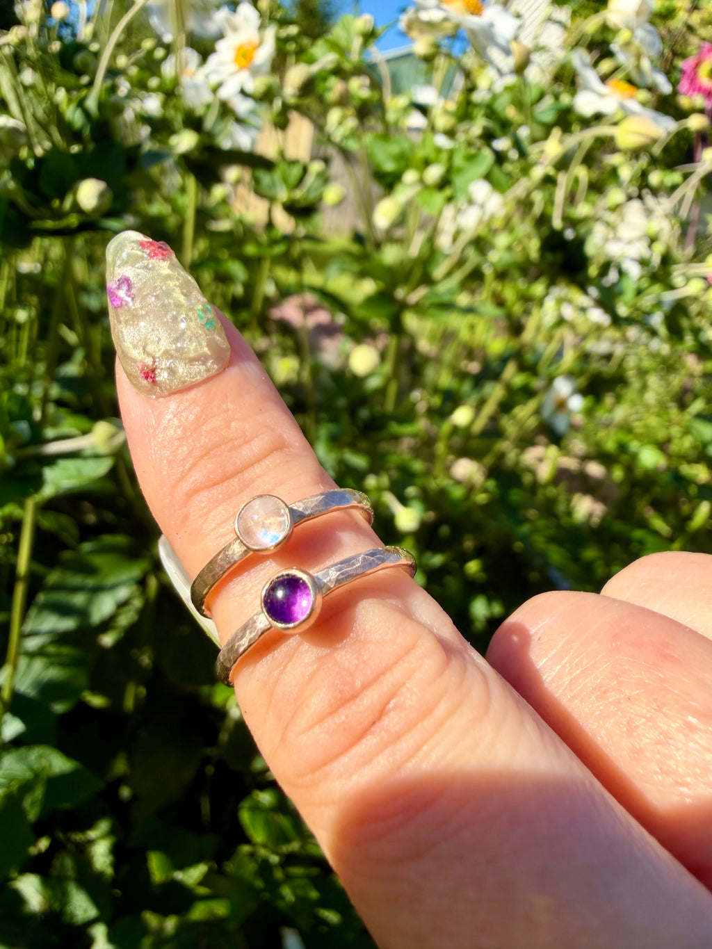 little gemstone 14k gold filled ring ♡ made for you in your size