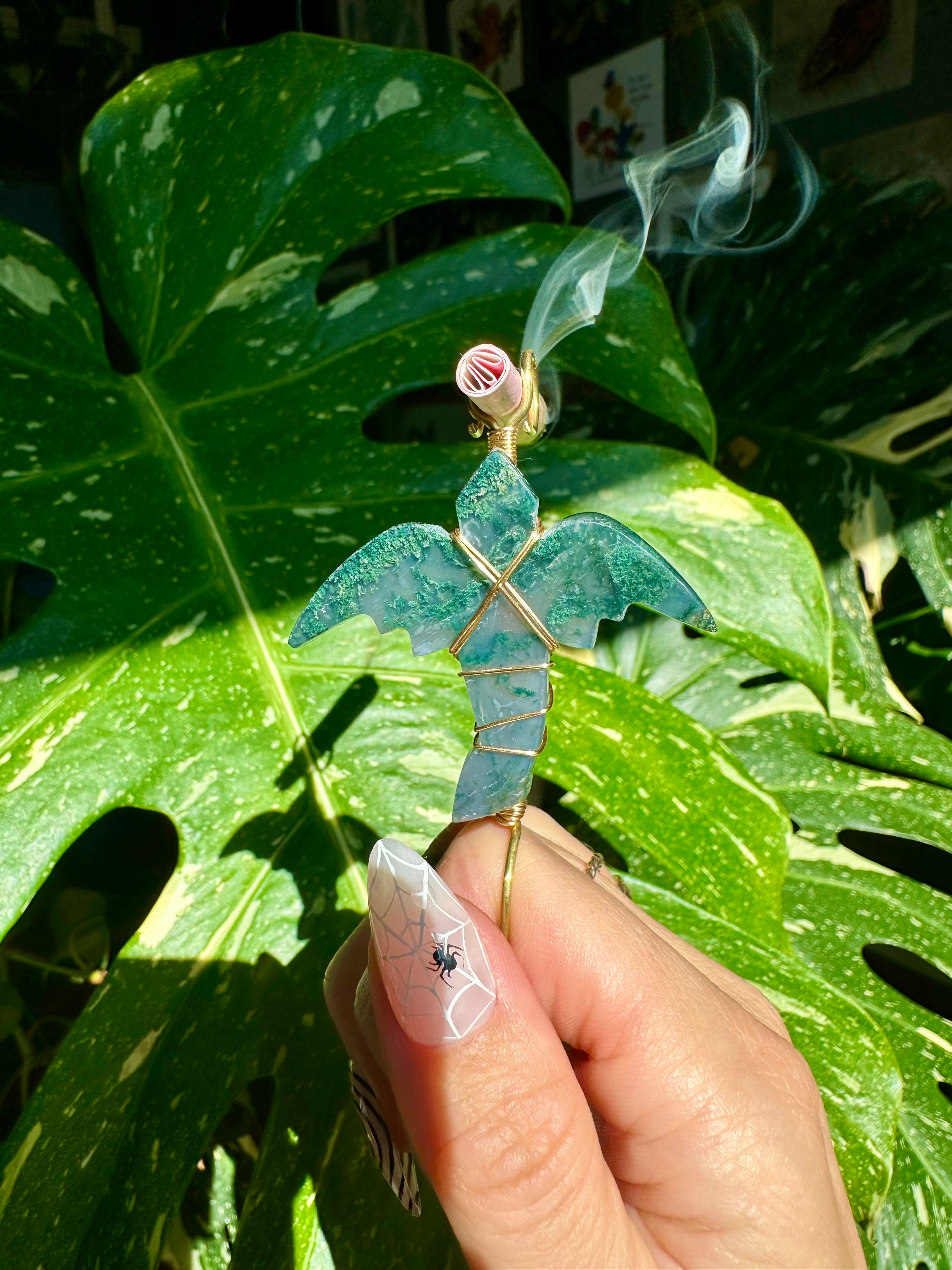 crystal dragon smoke ring ♡