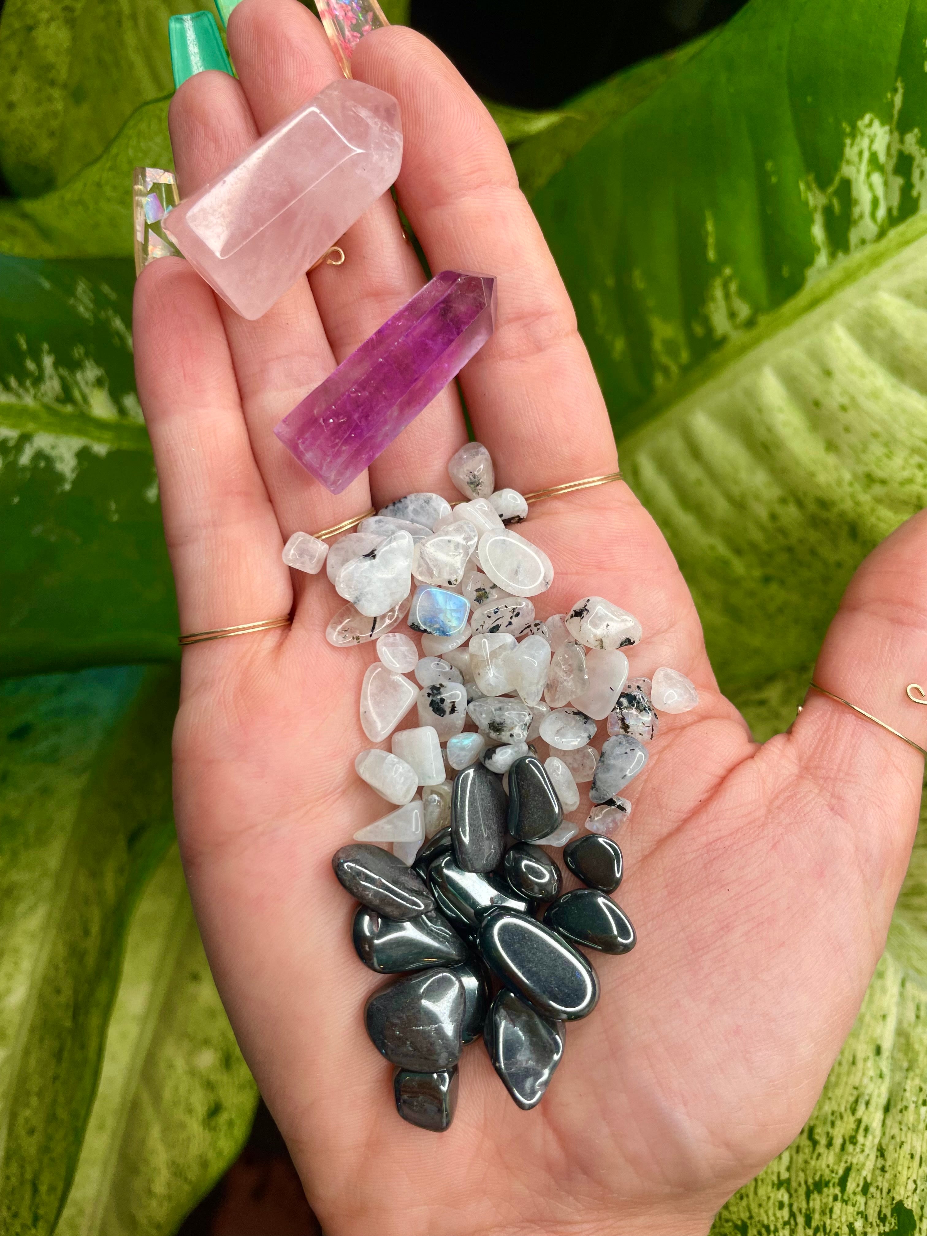 self-love crystal set