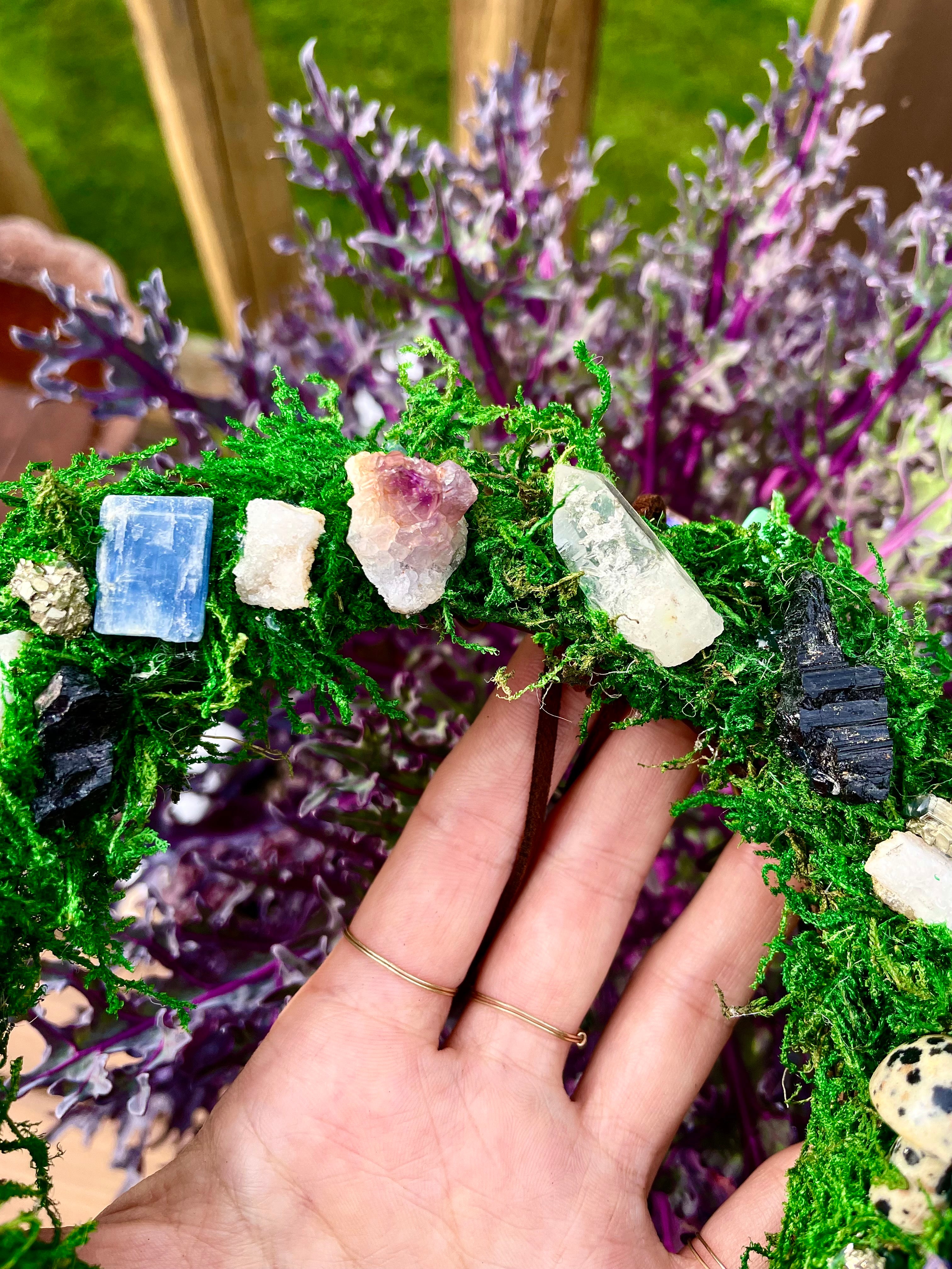 crystal protection fairy nest