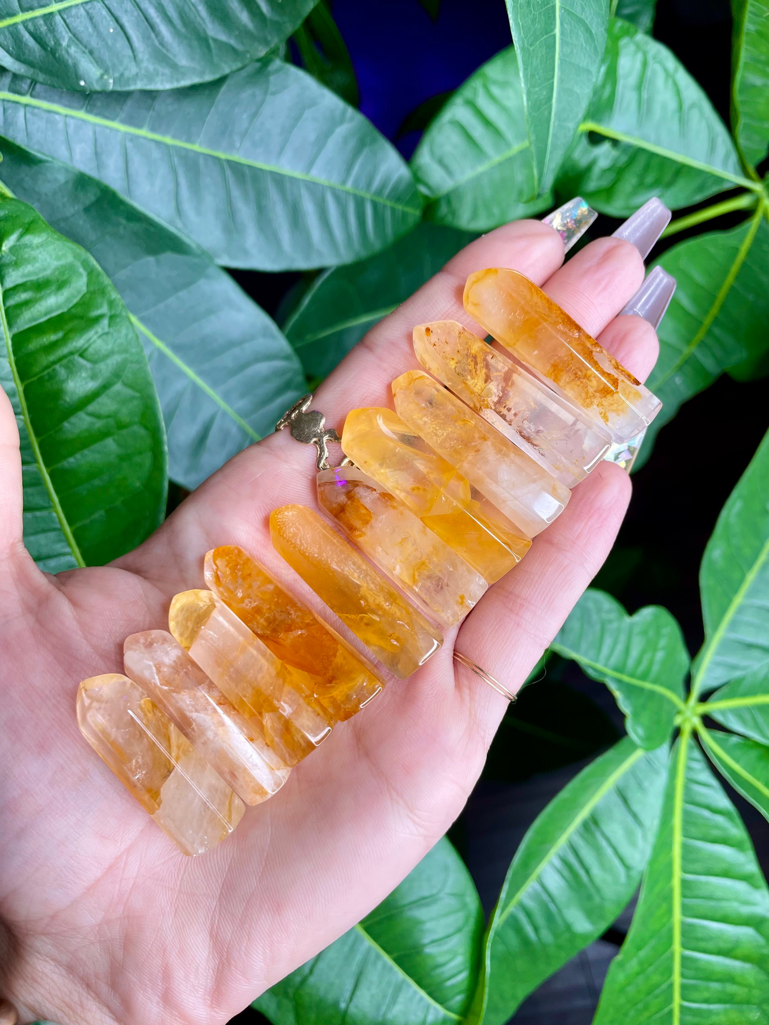 golden healer quartz mini tower