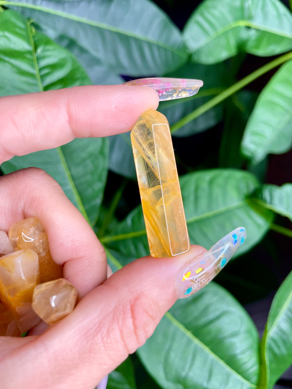 golden healer quartz mini tower