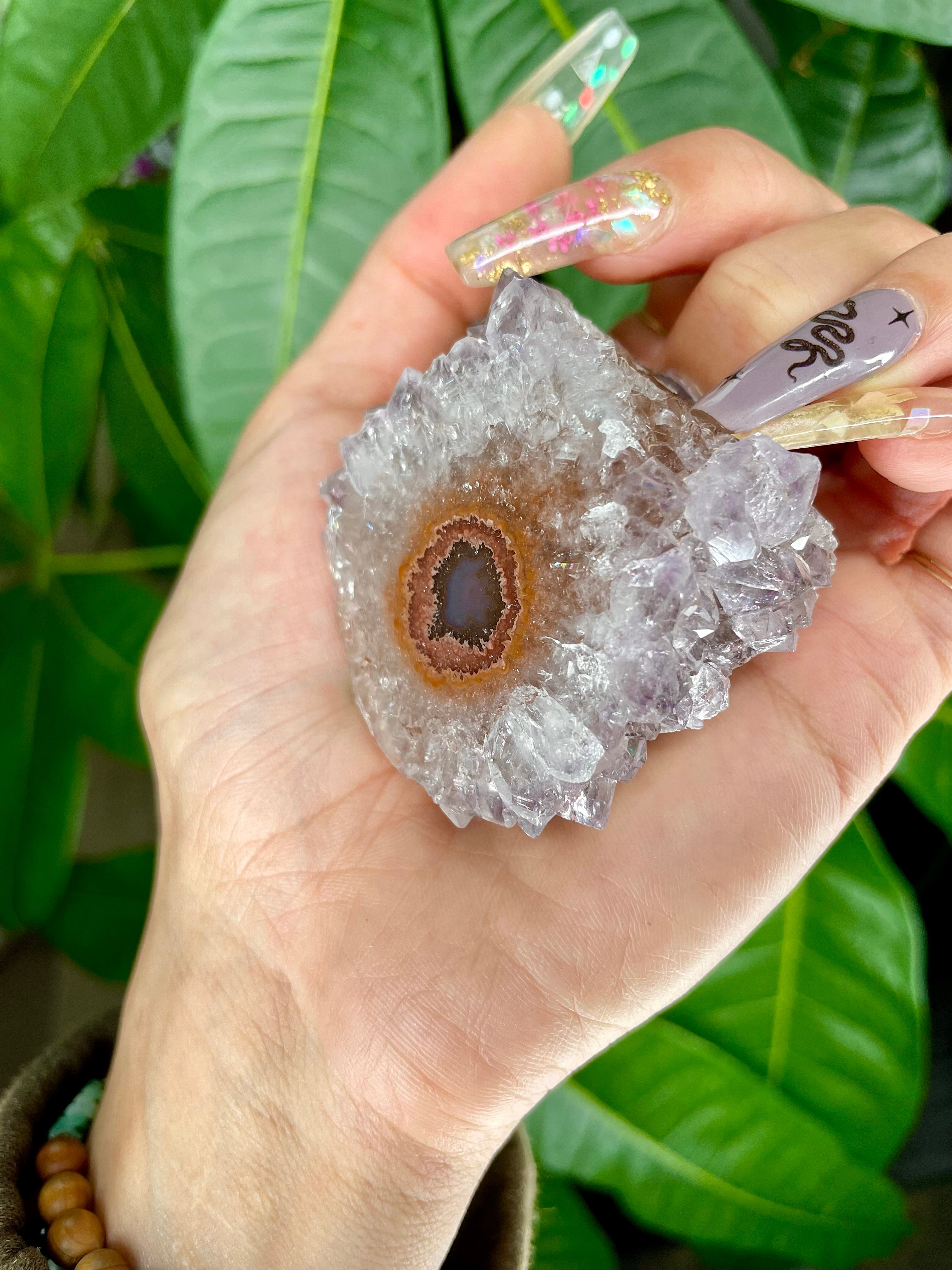 raw quartz stalactite