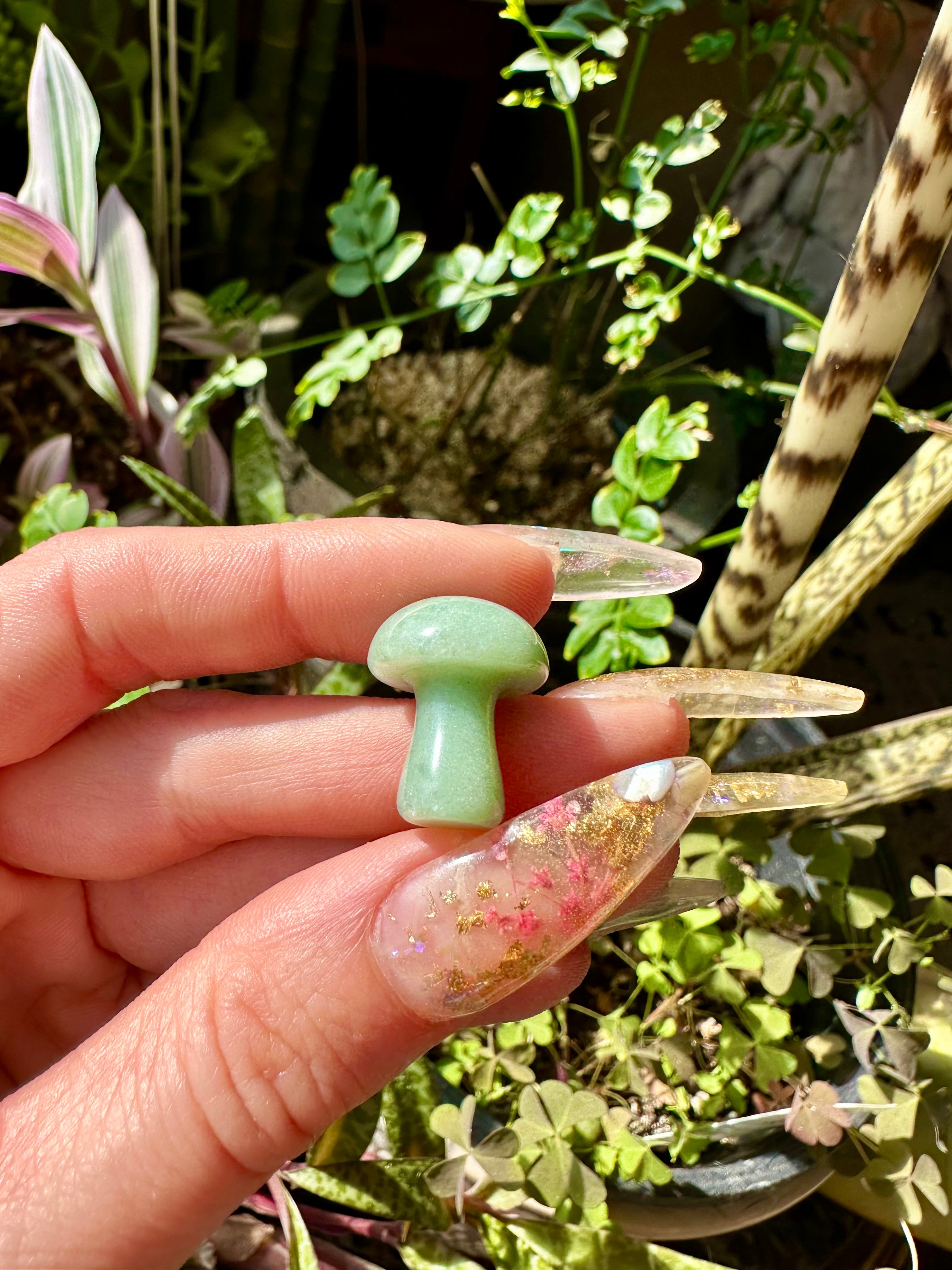 mini crystal mushroom