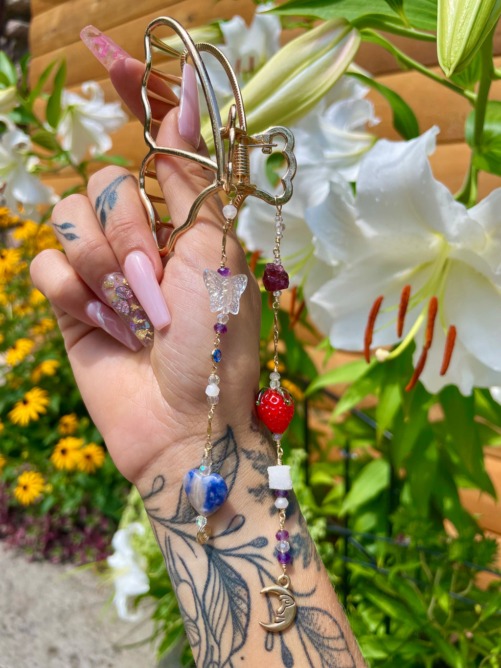 strawberry dreams butterfly clip