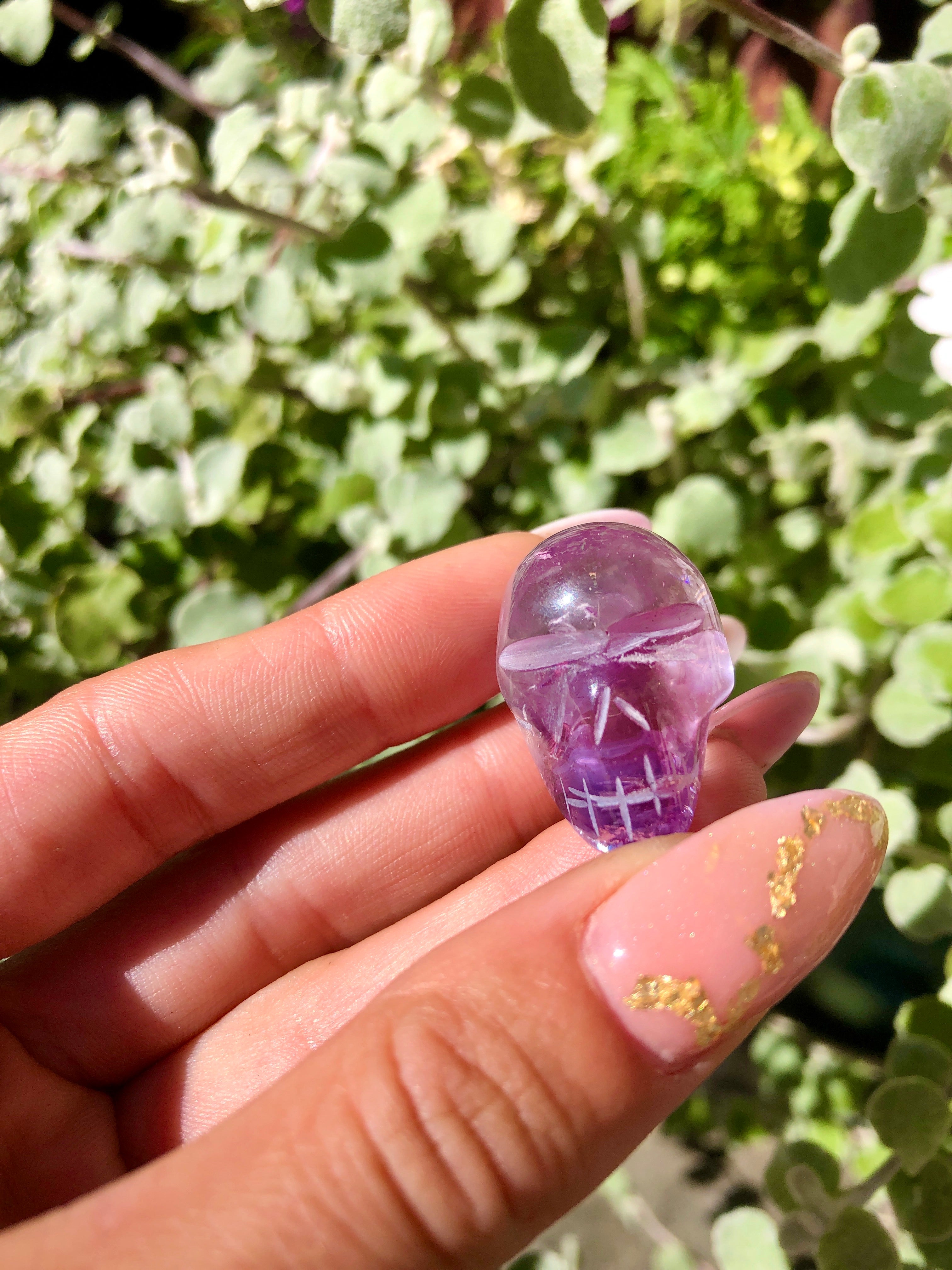 amethyst mini crystal skull