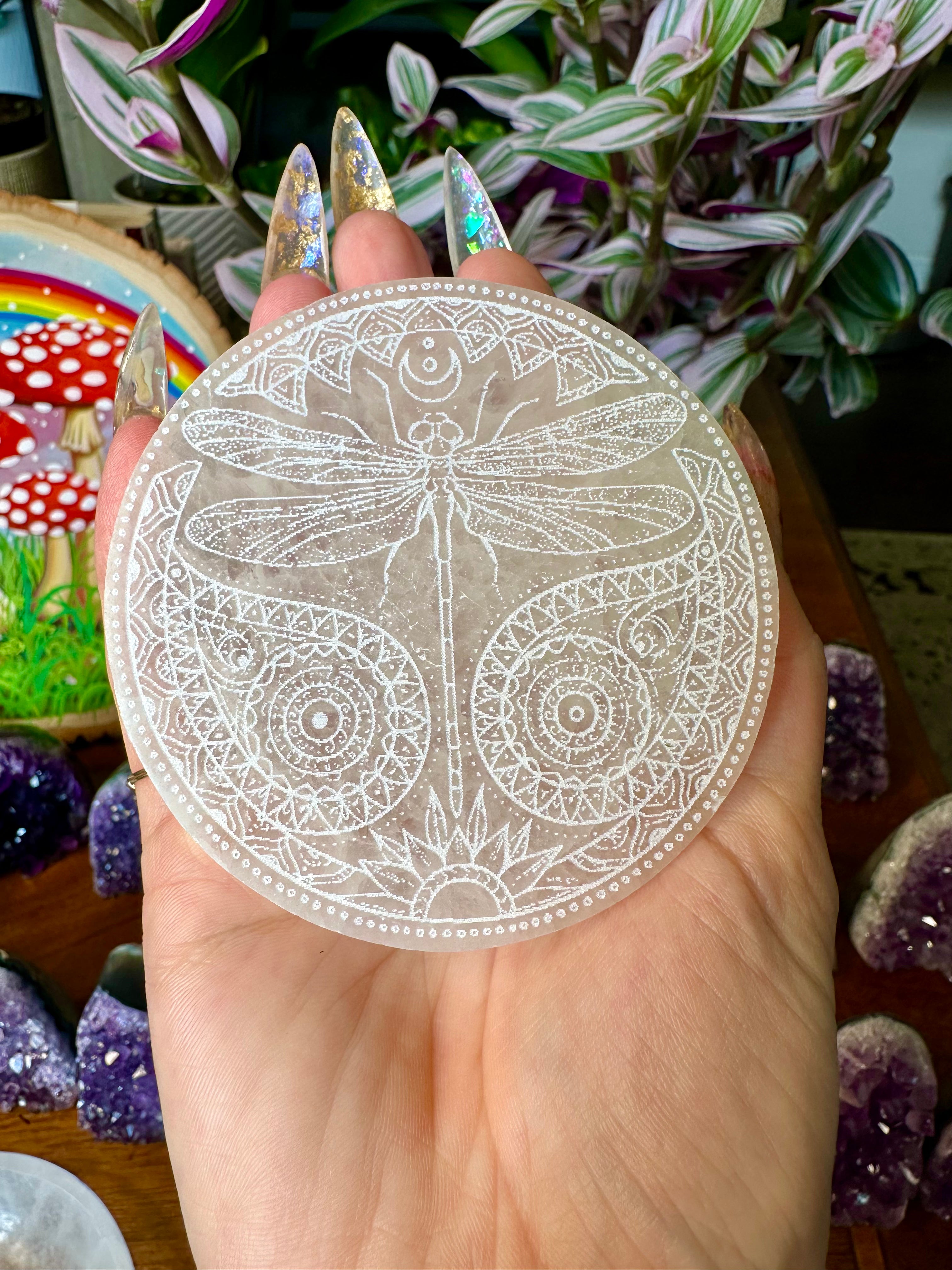dragonfly selenite charging plate