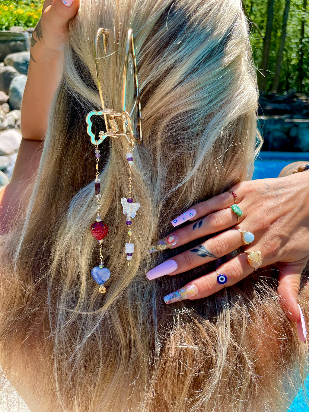 strawberry dreams butterfly clip