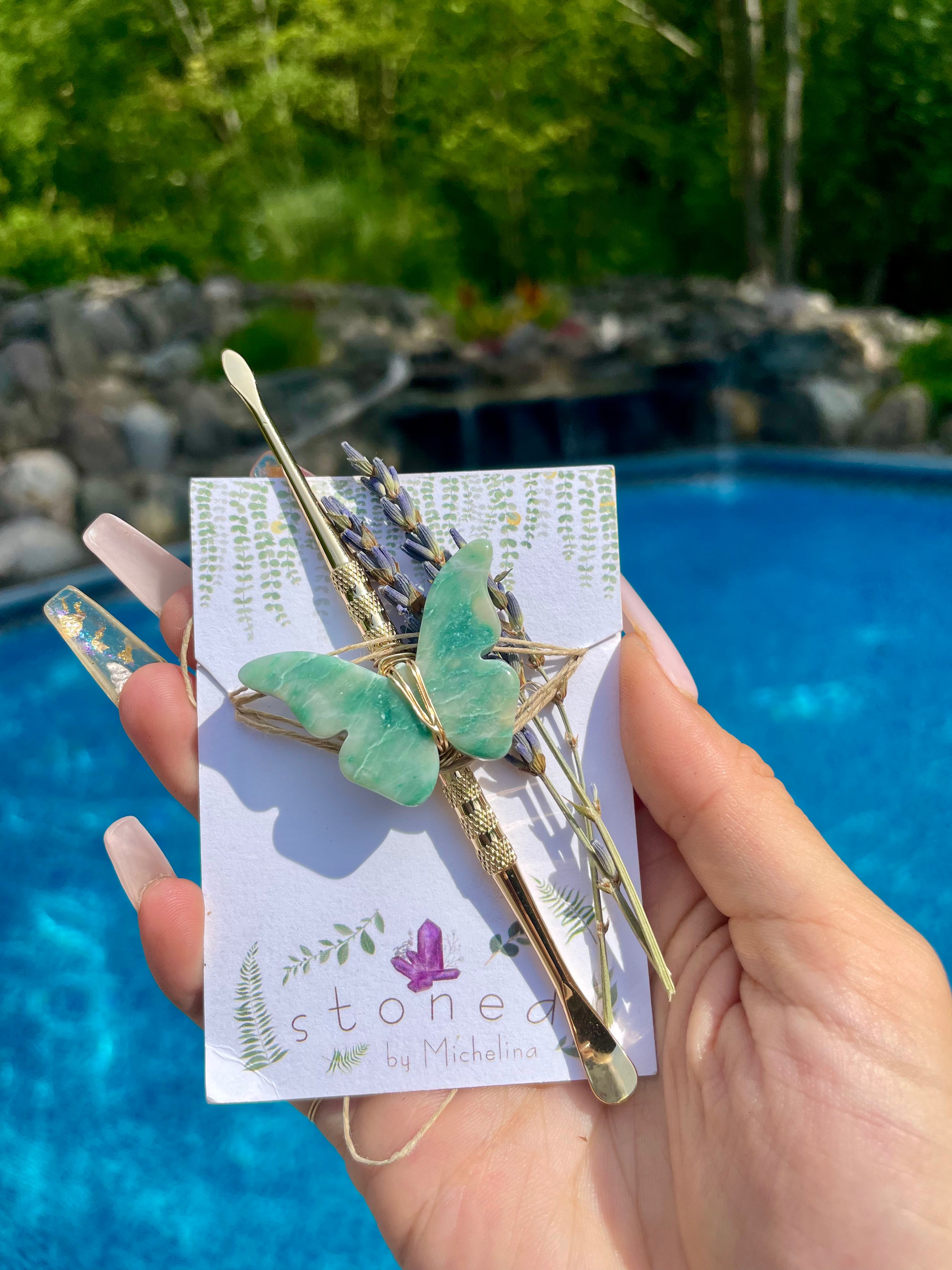 crystal butterfly dabber ♡