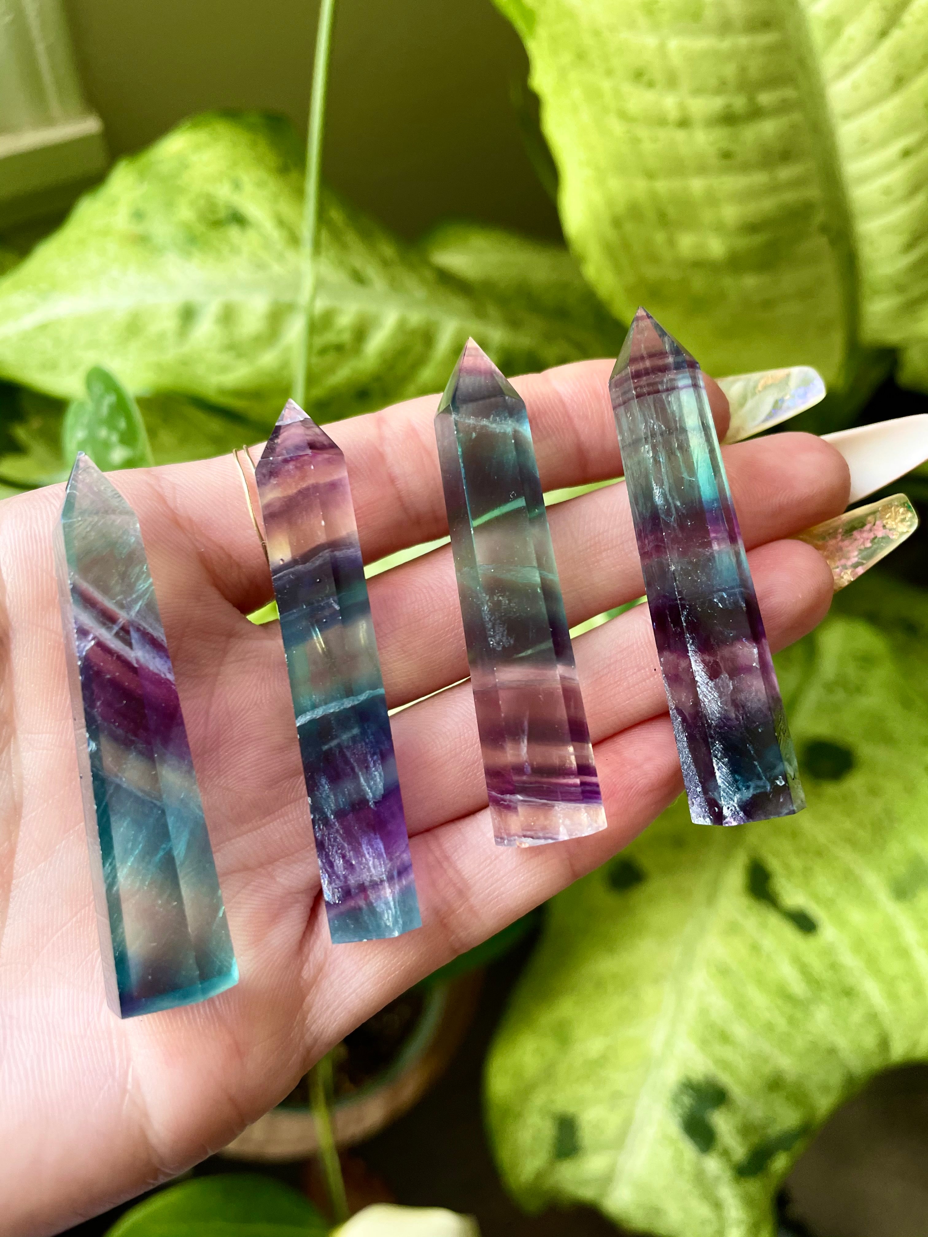 rainbow fluorite tower