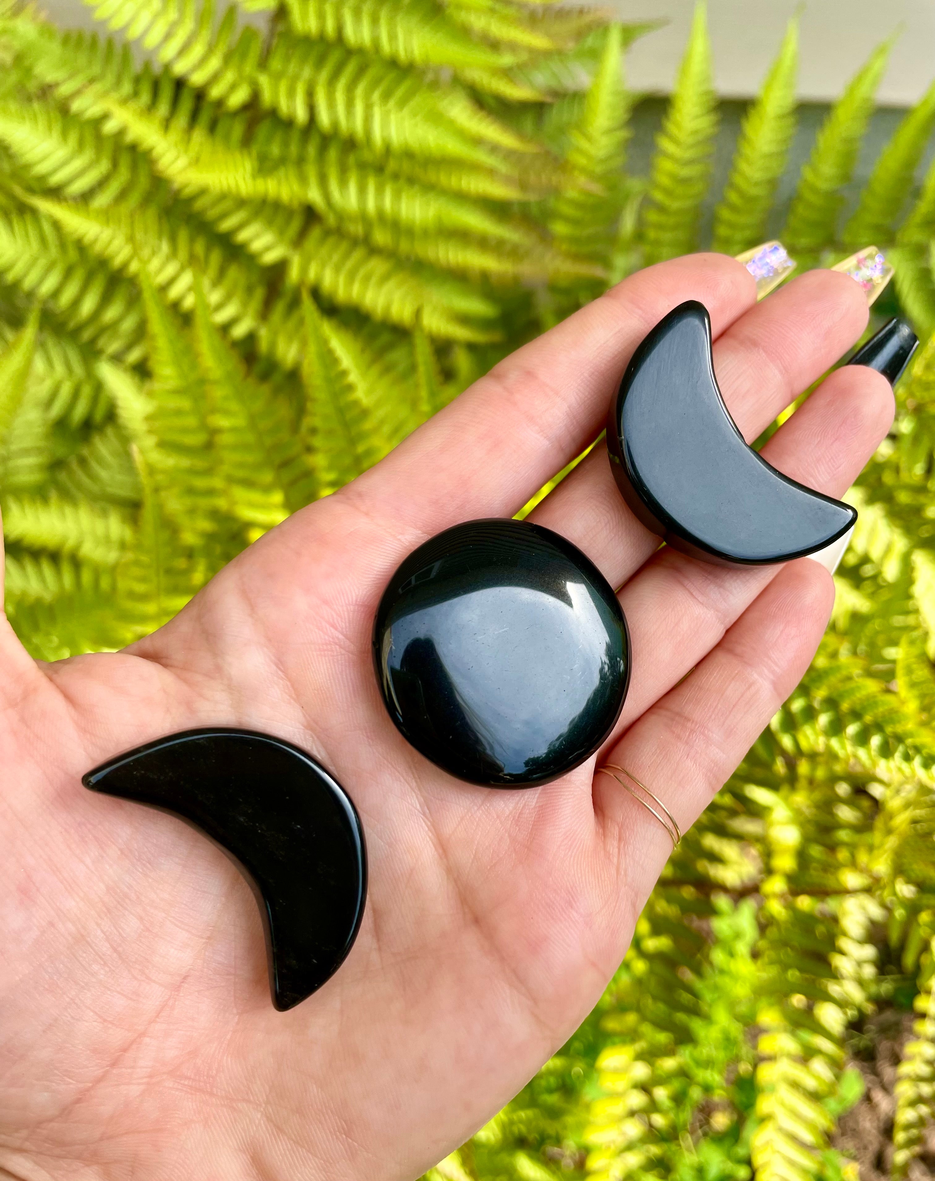 crystal moon phases set