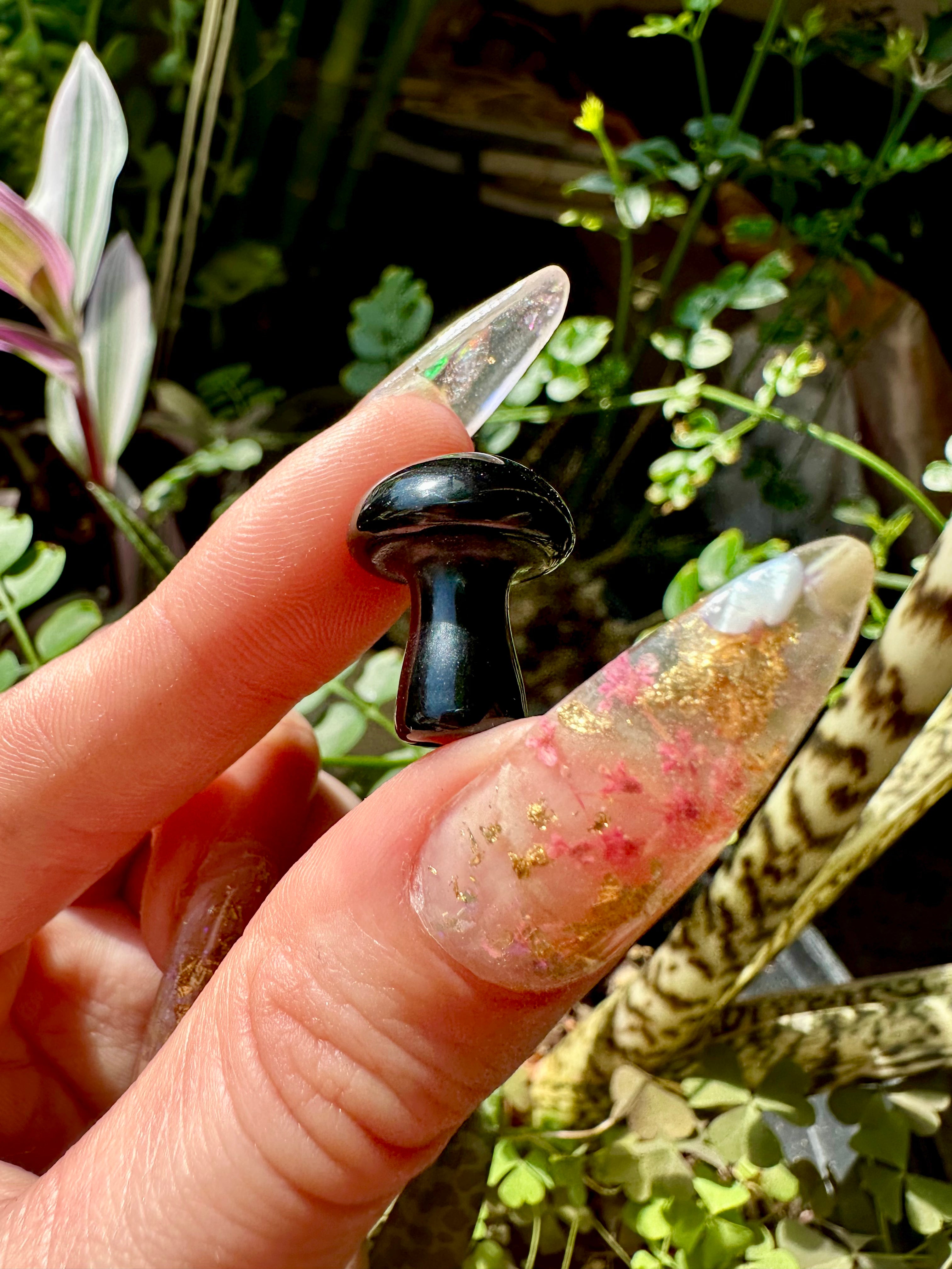 mini crystal mushroom