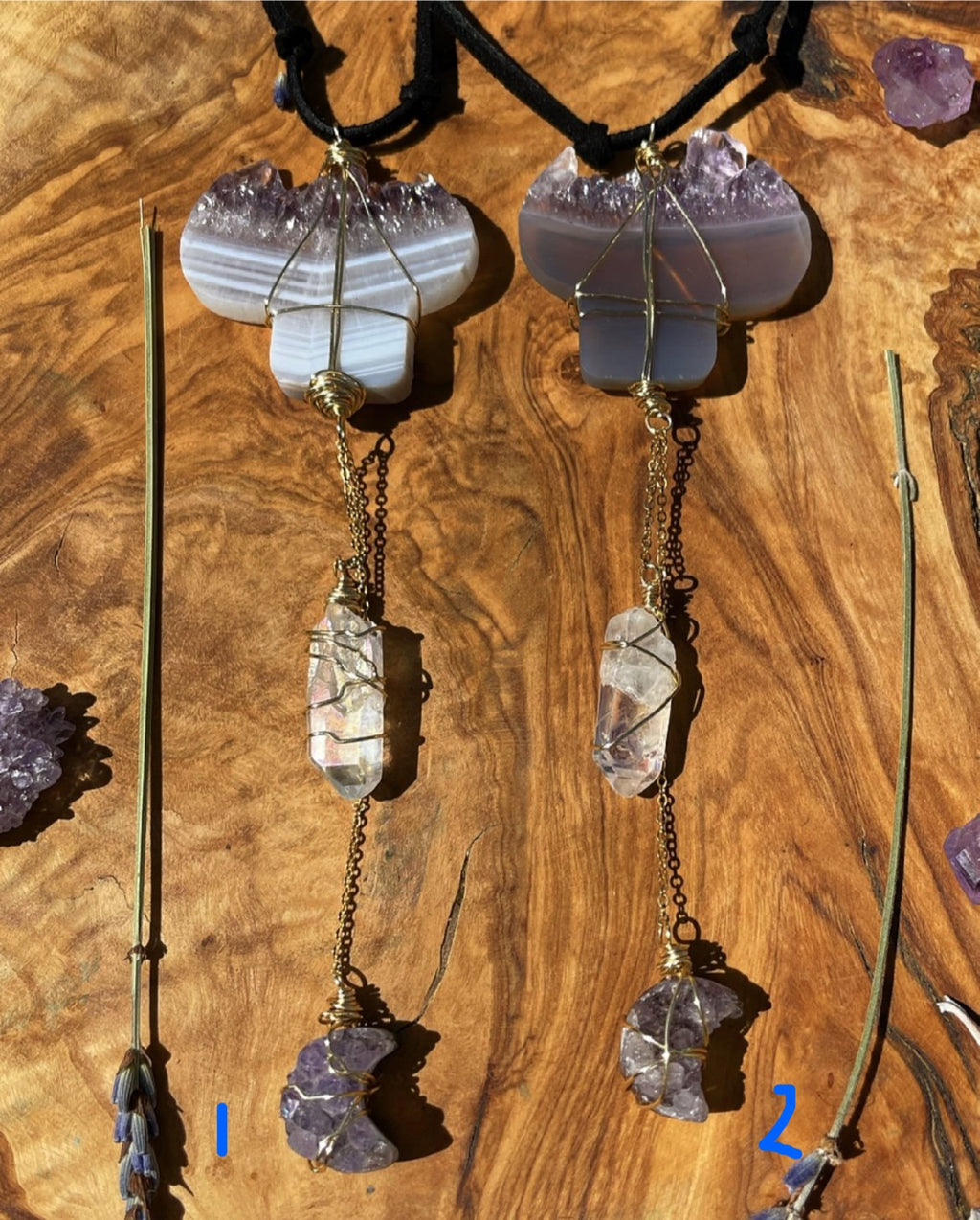 mushroom moon protection dangle